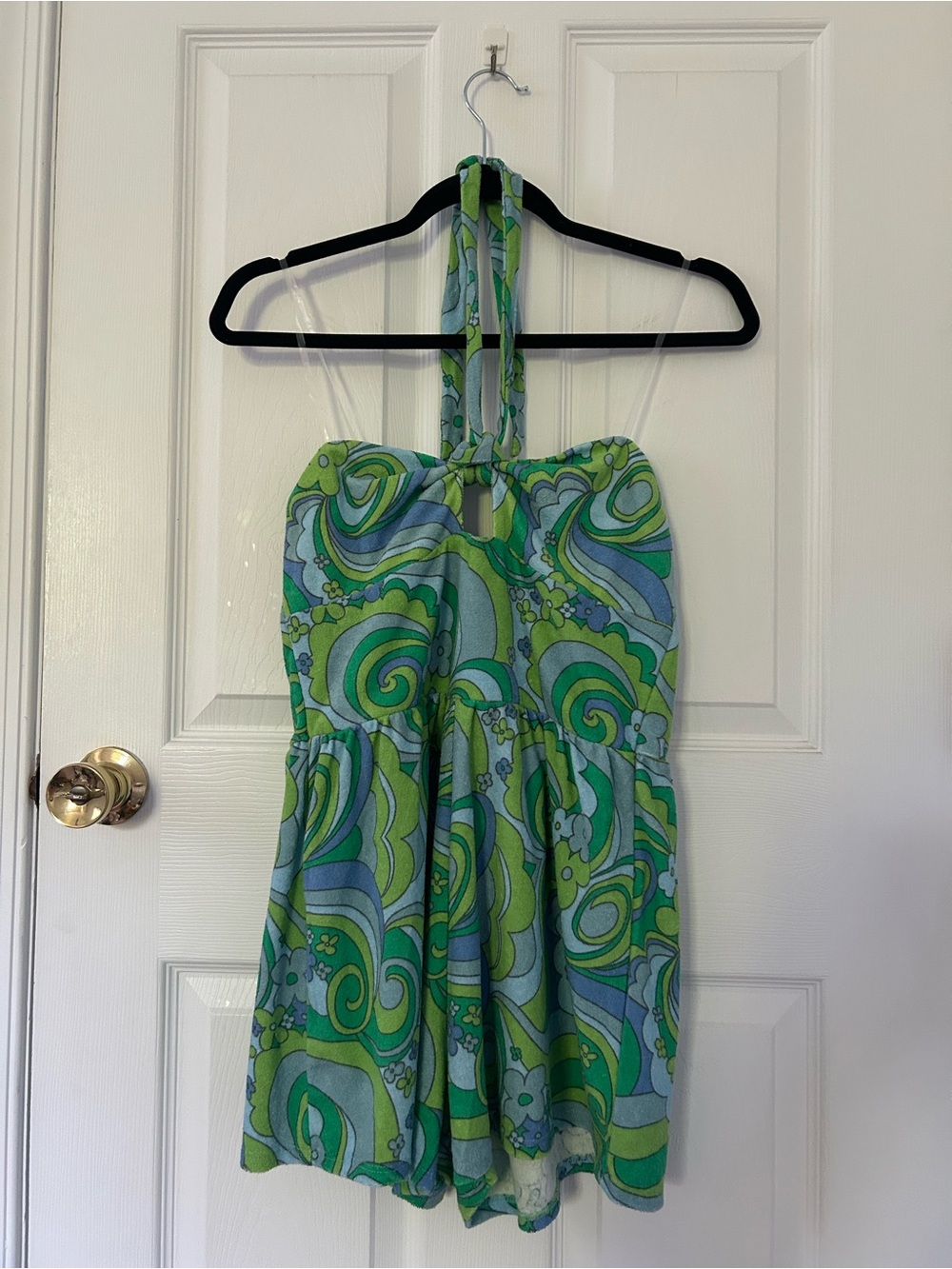 NWT Wild Fable Retro Terry Cloth Halter Romper Size Small